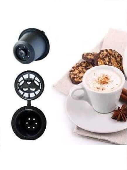 CÁPSULA REUTILIZABLE NESPRESSO DE PVC Y FILTROS DE ACERO INOXIDABLE 1 UD. (CHINA)