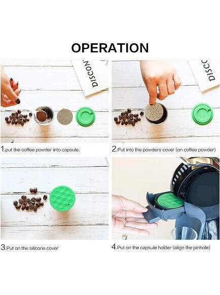 CÁPSULA REUTILIZABLE DOLCE GUSTO DE ACERO INOXIDABLE 1 UD. (CHINA)