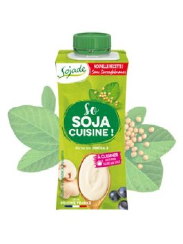 NATA DE SOJA PARA COCINAR - SALSA VEGANA DE SOJA CUISINE 200 ML 1 UD (FRANCIA) SOJADE - ECO