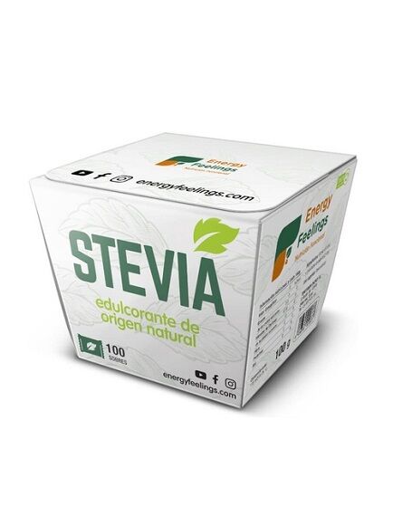 ESTEVIA + ERITRITOL 100 SOBRES INDIVIDULALES 1 UD (XXXXXX) ENERGY FEELINGS - ECO