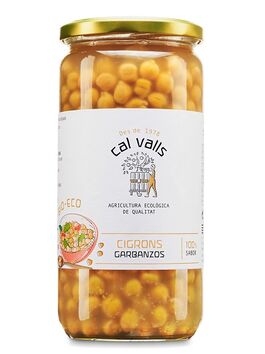 GARBANZOS COCIDOS 450 GR 1 UD (LLEIDA) CAL VALLS - ECO