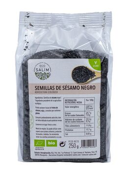 SEMILLAS DE SÉSAMO NEGRO 250 GR (XXXXXXXX) ECO SALIM - ECO
