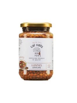 LENTEJAS COCIDAS AL NATURAL 350 GR 1 UD - CRISTAL (LLEIDA) CAL VALLS - ECO