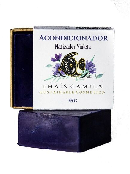 ACONDICIONADOR MATIZADOR VIOLETA SÓLIDO 55 GR (TORRELODONES) THAIS CAMILA - ECO