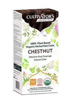 TINTE DE HENNA - TONO CASTAÑO 100 GR 1 UD (INDIA) CULTIVATORS - ECO