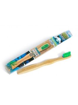 CEPILLO DIENTES DE BAMBÚ NIÑOS - SUPER SUAVE 1 UD (USA) WOOBAMBOO