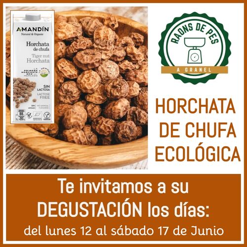 HORCHATA DE CHUFA 1 L - SIN GLUTEN (TARRAGONA) AMANDÍN - ECO
