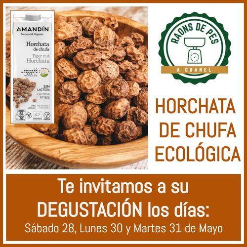 HORCHATA DE CHUFA 1 L - SIN GLUTEN (TARRAGONA) AMANDÍN - ECO