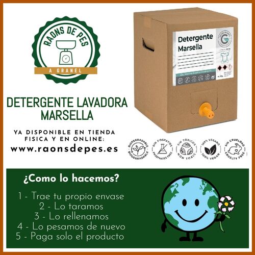DETERGENTE LÍQUIDO LAVADORA DE MARSELLA (BARCELONA) GOOD GRANEL