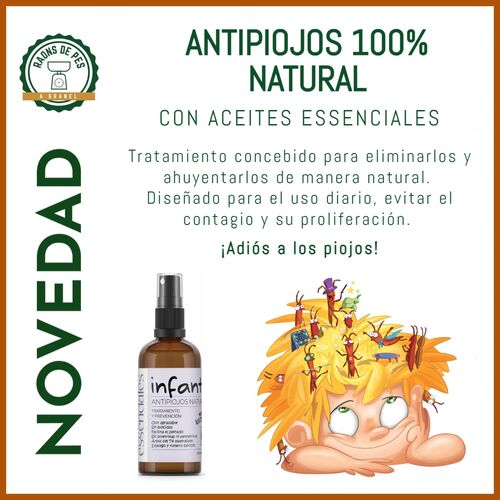 ANTIPIOJOS INFANTIL 100% NATURAL CON ACEITES ESSENCIALES 100 ML 1 UD - CRISTAL (ESPAÑA) ESSENCIALES