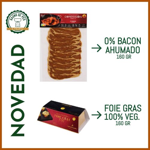 0% BACON AHUMADO EN LONCHAS 160 GR (MADRID) COMPASIÓN