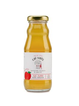 ZUMO 100% NATURAL DE MANZANA 200 ML 1 UD - CRISTAL (LLEIDA) CAL VALLS - ECO