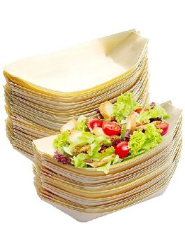 BARQUETA MADERA DESECHABLE 17CM X 8.5CM 1 UD (INDIA, CHINA, LETONIA, FILANDIA O POLONIA)