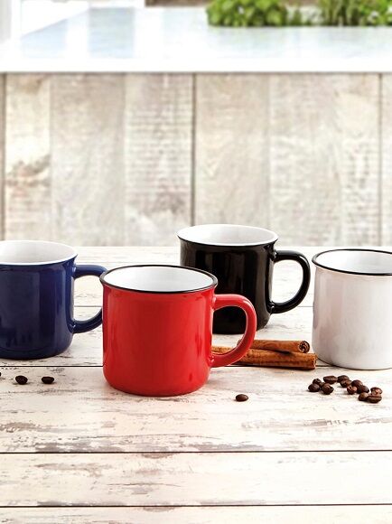 TAZA MUG CERÁMICA FREPEE QUID DIFERENTES COLORES 330 ML 1 UD (CHINA)