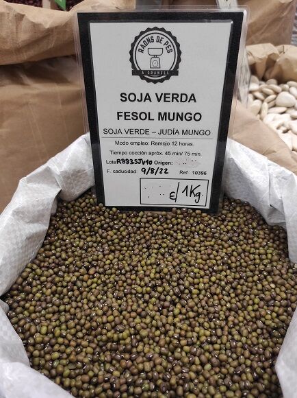 SOJA VERDE - JUDÍA MUNGO (BOLIVIA)