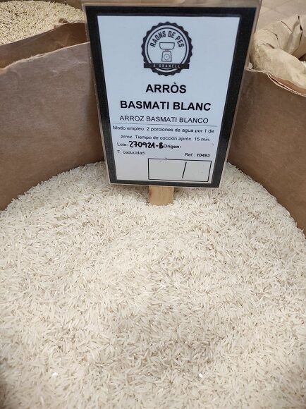 ARROZ JAZMÍN O THAI BLANCO A GRANEL (VALENCIA)