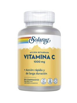 VITAMINA C ACCIÓN RETARDADA 1000 MG 100 COMP. 1 UD (ESTADOS UNIDOS) SOLARAY