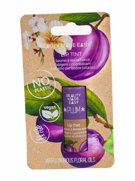 BÁLSAMO LABIAL CON COLOR CIRUELA 6 GR 1 UD (DINAMARCA) BEAUTY MADE EASY