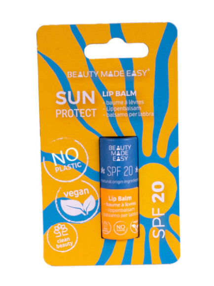 BÁLSAMO LABIAL SOLAR FPS 20 5,5 GR 1 UD (DINAMARCA) BEAUTY MADE EASY