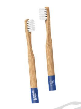 CEPILLO DIENTES DE BAMBÚ NIÑOS COLOR AZUL DIBUJO NUTRIA 1 UD (ALEMANIA) HYDROPHIL - ECO
