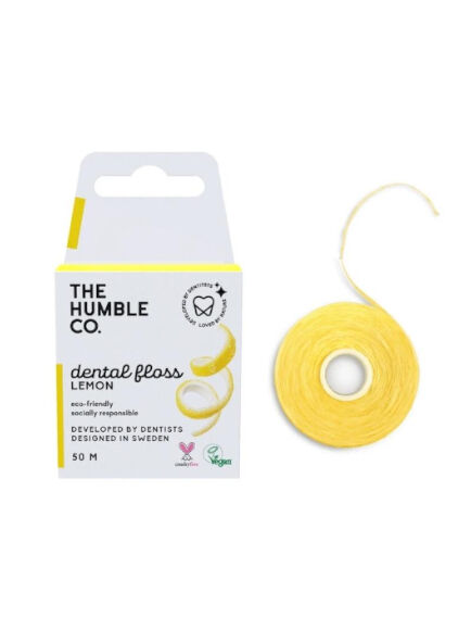 HILO DENTAL CON SABOR LIMÓN 50 METROS 1 UD (SUECIA) THE HUMBLE CO - ECO