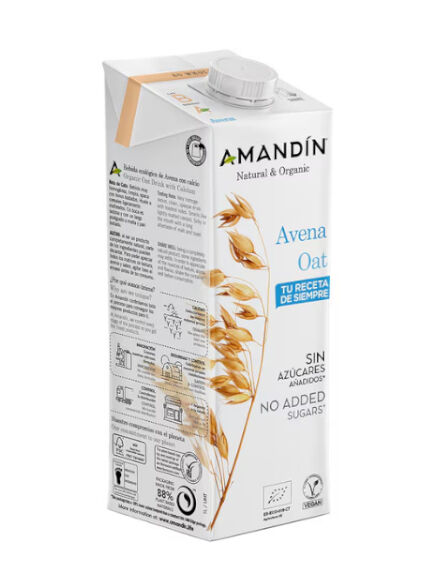 BEBIDA DE AVENA 1 L (TARRAGONA) AMANDÍN - ECO