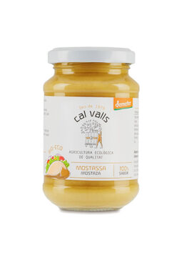 MOSTAZA FINA VEGANA 200 GR - CRISTAL (LLEIDA) CAL VALLS - ECO