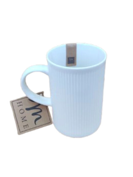 TAZA PORCELANA A RAYAS VERTICALES 320 ML DIFERENTES COLORES 1 UD (CHINA)