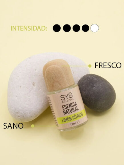ESENCIA NATURAL LIMON CITRICO 12 ML 1 UD (VALENCIA) SYS
