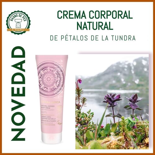 CREMA CORPORAL NATURAL PETALOS DE LA TUNDRA 200 ML 1 UD (ESTONIA) NATURA SIBERICA - BIO