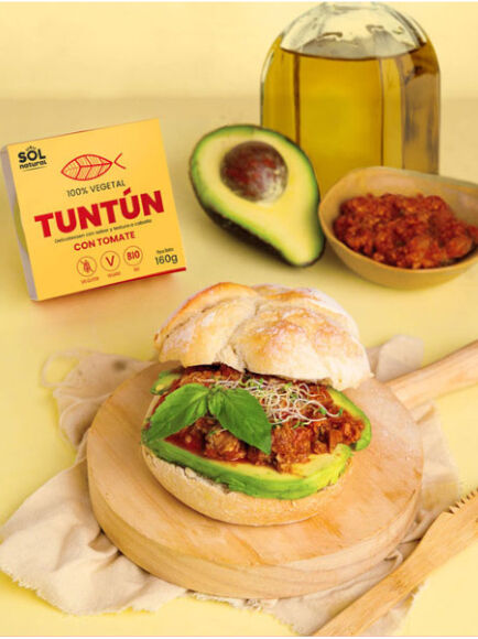 TUN TÚN CABALLA VEGANA CON TOMATE 160 GR (BARCELONA) SOL NATURAL - ECO