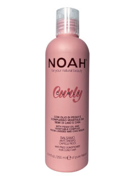 CURLY - ACONDICIONADOR ANTI FRIZZ PARA CABELLO RIZADO 250 ML 1 UD (ALEMANIA) NOAH
