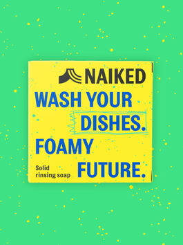 LAVAVAJILLAS SÓLIDO NATURAL FOAMY FUTURE 60 GR 1 UD (ALEMANIA) NAIKED