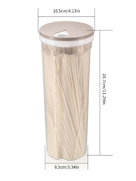 BOTE TARRO CONTENEDOR PARA ALMACENAR ESPAGUETIS 1 UD (CHINA)