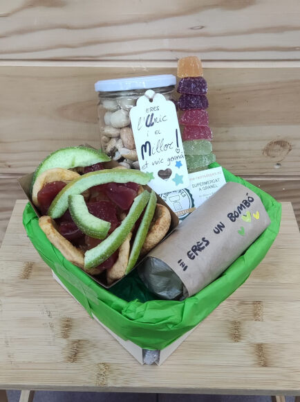 CESTA ALIMENTACIÓN Nº 0056 "FRUTAL Y CRUNCHY" 1 UD (SILLA) RAONS DE PES