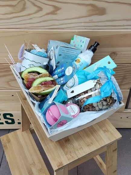 CESTA ALIMENTACIÓN Y COSMÉTICA Nº 0057 "COMO EL MAR" 1 UD (SILLA) RAONS DE PES