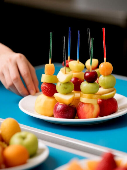 PALITOS/PINCHITOS DE BAMBÚ NATURAL 12 CM CON PUNTA DIF. COLOR 1 UD (CHINA)