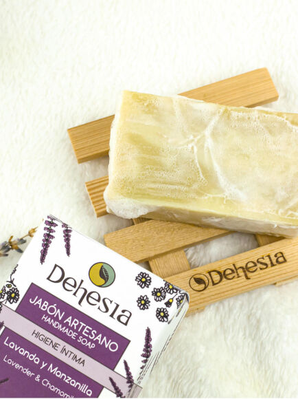 JABÓN SÓLIDO ARTESANO NATURAL DE HIGIENE INTIMA 100 GR 1 UD (EXTREMADURA) DEHESIA - ECO