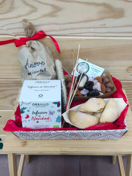 CESTA ALIMENTACIÓN Nº 0058 "DULCE DETALLE" 1 UD (SILLA) RAONS DE PES