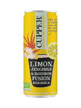 BEBIDA DE JENGIBRE, LIMÓN Y ROOIBOS 250 ML 1 UD (REINO UNIDO) CUPPER - ECO