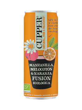 BEBIDA DE MANZANILLA, MELOCOTÓN Y NARANJA 250 ML 1 UD (REINO UNIDO) CUPPER - ECO