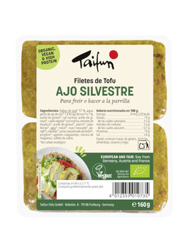 FILETES DE TOFU CON AJO SILVESTRE 160 GR 1 UD (ALEMANIA) TAIFUN - ECO